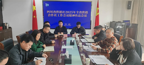省农经集团传达2025年全省供销合作社工作会议精神